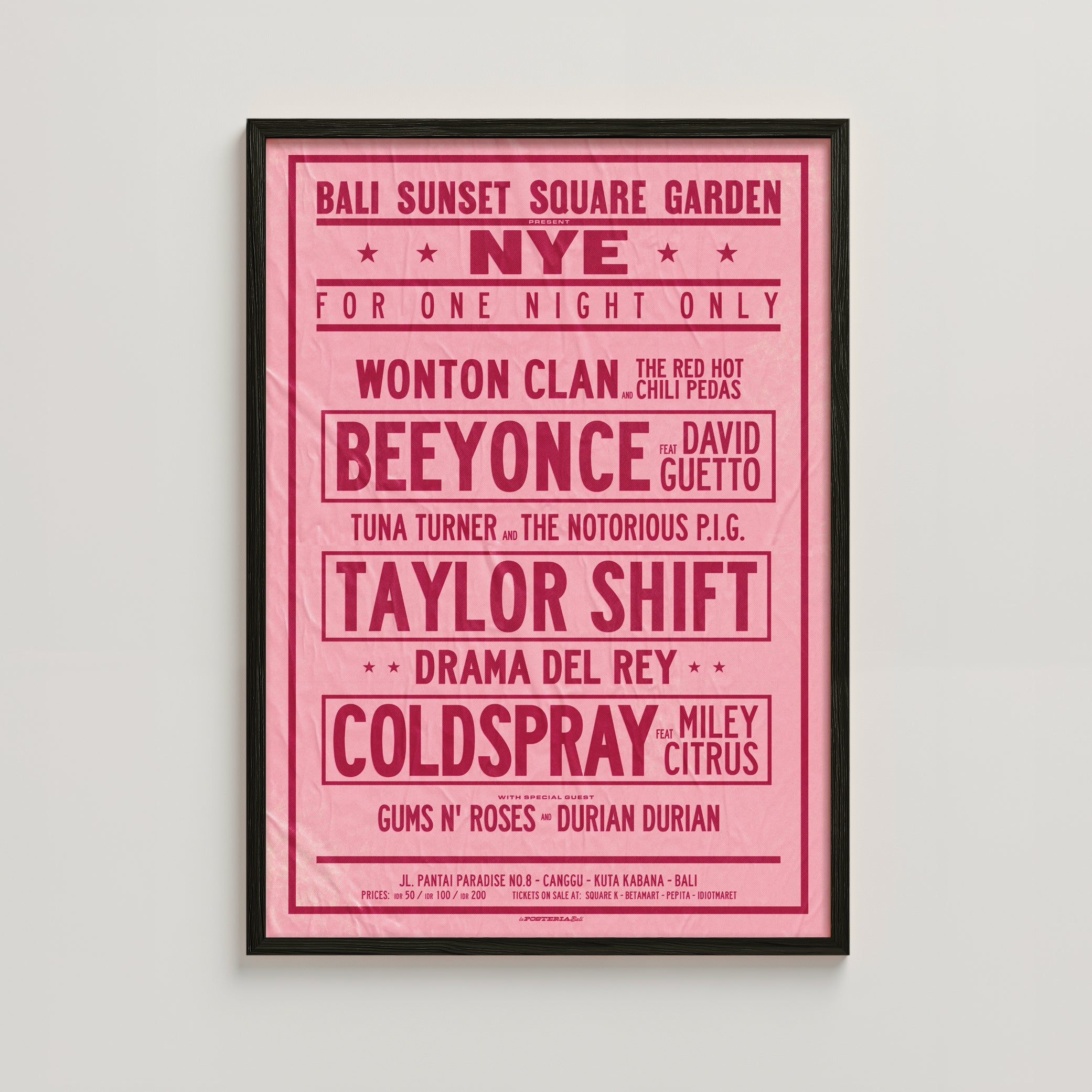 JARDIN DE LA PLACE DU COUCHER DE SOLEIL DE BALI